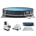 thumbnail image 1 of INTEX 20ft x 48in Ultra XTR Above Ground Swimming Pool, Sand Filter Pump, & Automatic Vacuum Cleaner, 1 of 10