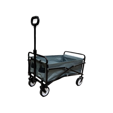 INTEXCA Mini Foldable Multi-Function Wagon for Shopping, Travel - Grey