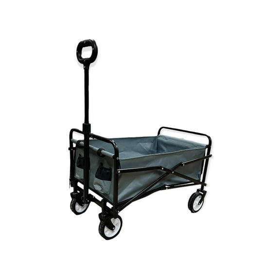 INTEXCA Mini Foldable Multi-Function Wagon for Shopping, Travel - Grey