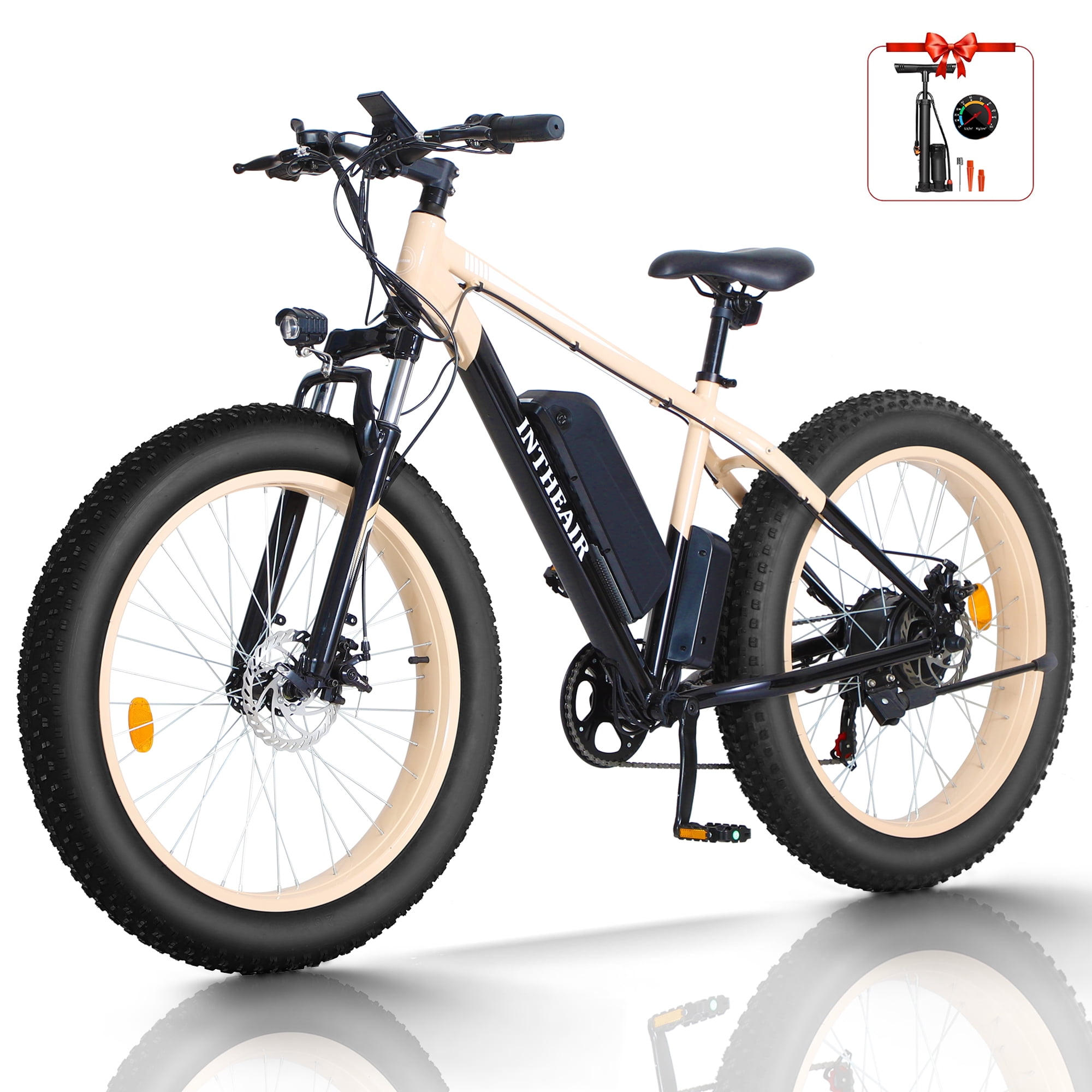 E-bike 26 500W 36V Electric Bike Mountain Beach City Bicycle FatTire for  Adults