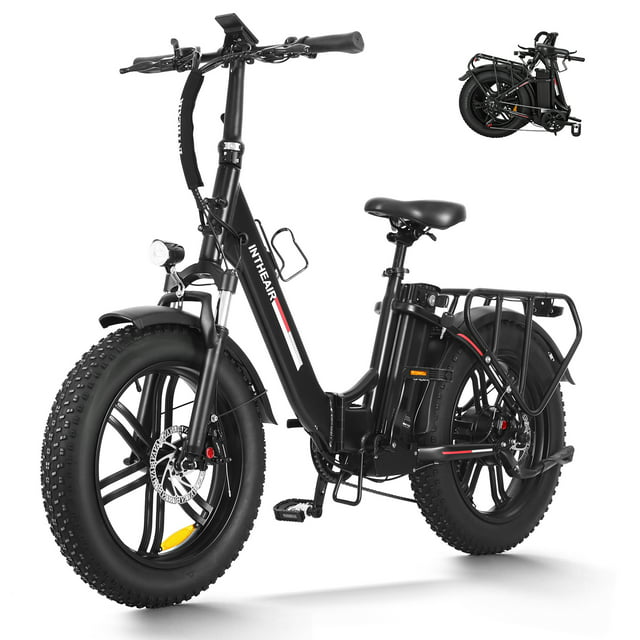 https://i5.walmartimages.com/seo/INTHEAIR-Ranger-Electric-Bike-Adults-Foldable-Ebike-for-Adults-20-x-4-0-Fat-Tire-Step-Thru-Electric-Bicycle-with-750W-Motor-48V-13AH-Black_3110d6df-263b-468b-a41a-d90b80351053.634578c830f0b7c9f32371452377eca4.jpeg?odnHeight=640&odnWidth=640&odnBg=FFFFFF