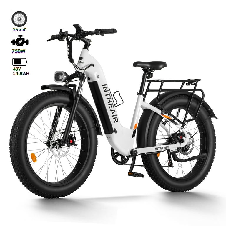 Step Through Ebike, All Terrain Fat Tire Electric Bike