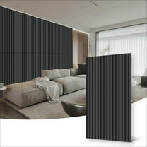 INTIGE 2 Pcs Wood Soundproof Wall Panels, 47.2 x 23.6 inch, Decoration Wall Panels for Home, Recording Studio and Office