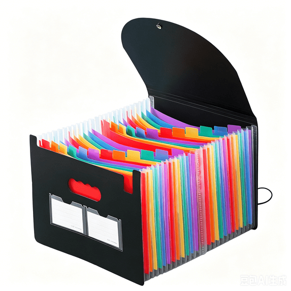 INTIGE 25 Pockets Accordion File Organizer, Letter A4 Size File Paper ...