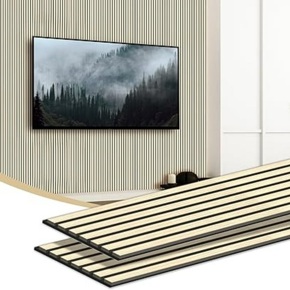 INTIGE 2Pcs Wall and Ceiling Soundproofing Panels, 92.5 inch X 11.02 inch Soundproofing Panels for Residential, Recording Studios and Offices