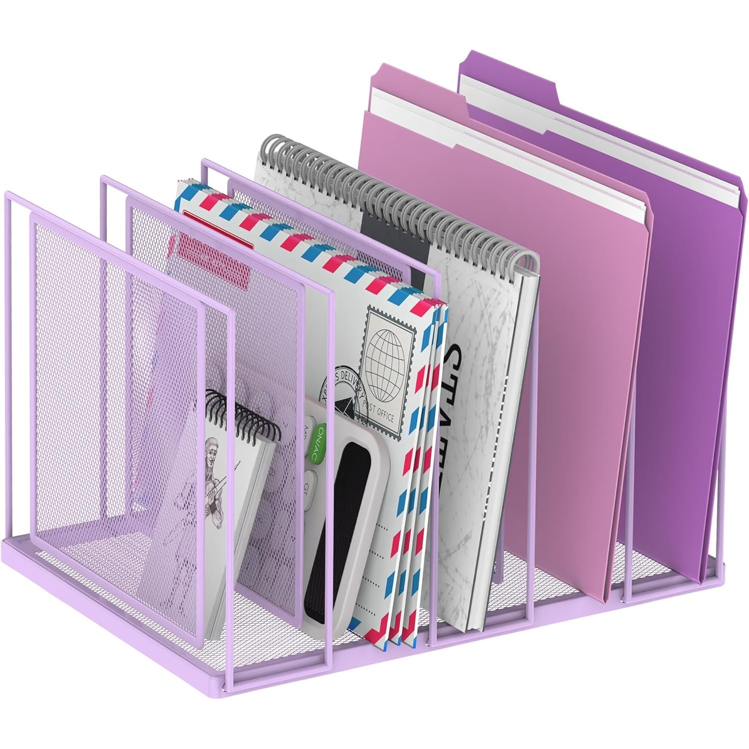 INTIGE Desktop File Sorter, Vertical File Folder, Mail Sorter Organizer ...