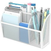 INTIGE Wall Mount Wire Mesh Pencil Holder, 1 Count, 1 Pack