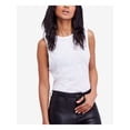 thumbnail image 1 of INTIMATELY FREE PEOPLE Womens White Sleeveless Crew Neck Body Suit Top M, 1 of 5