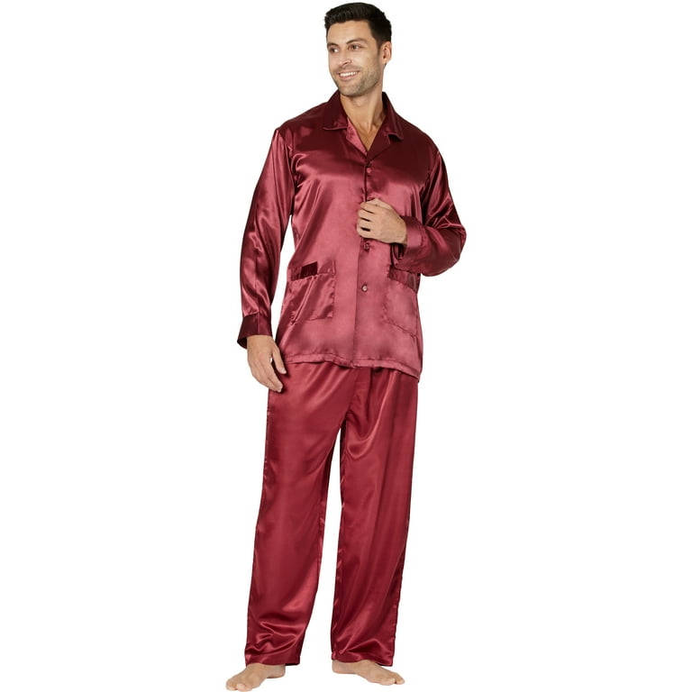 Big and best sale tall satin pajamas