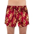 thumbnail image 1 of INTIMO Mens' Metallic All-Over Foil Print Boxer Shorts Underwear Sleepwear Loungewear, 1 of 4