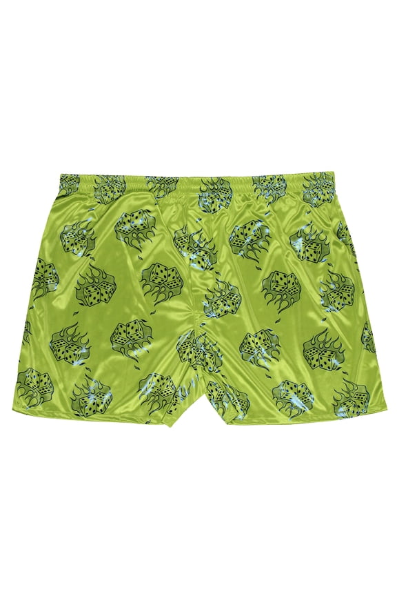 INTIMO Mens' Metallic All-Over Foil Print Boxer Shorts Underwear Sleepwear Loungewear