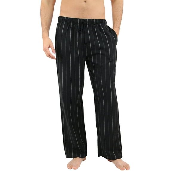 INTIMO Mens' Soft Bamboo Flannel Sleep Lounge Pajama Pants Sleepwear Loungewear