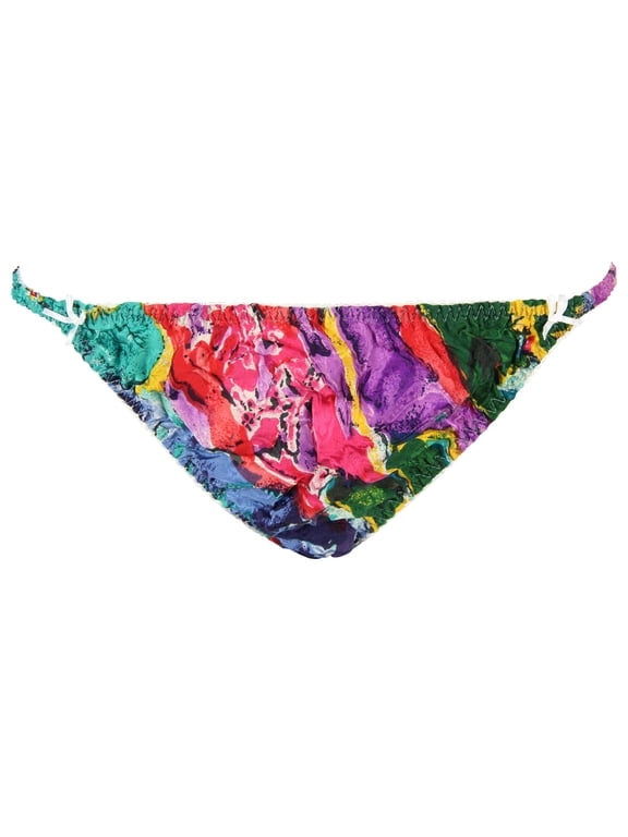 INTIMO Womens' Classic Silk String Bikini Party Underwear Panties