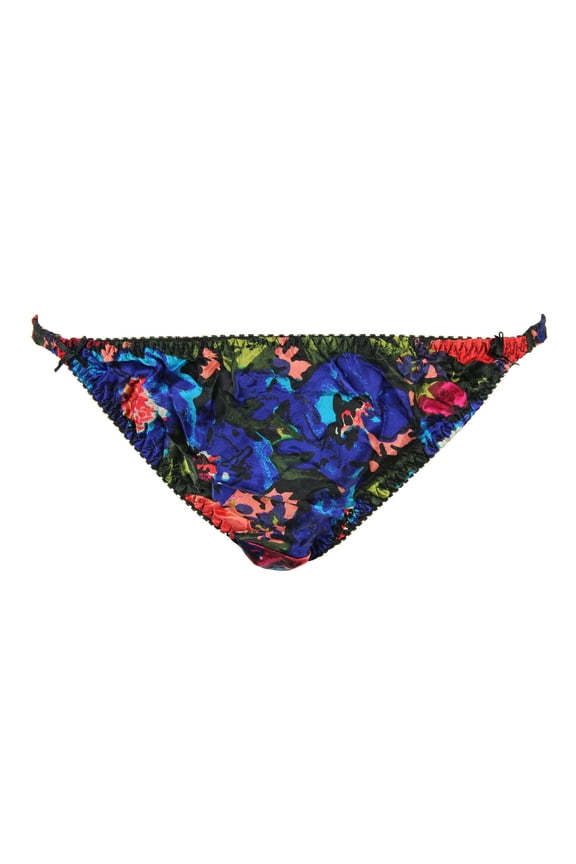 INTIMO Womens' Classic Silk String Bikini Party Underwear Panties