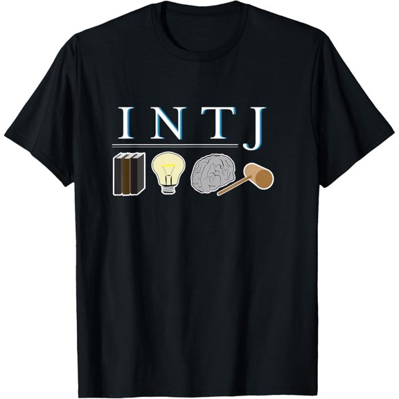 INTJ Personality Introvert Graphic T-Shirt men and women can wear,black,white,creative gift