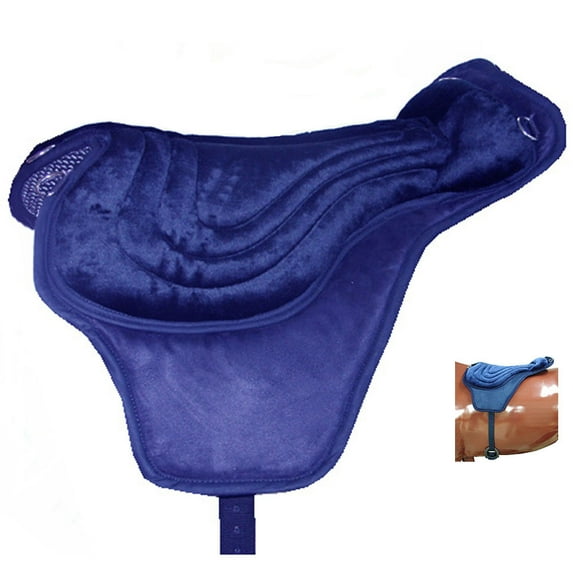 INTREPID INTERNATIONAL PAD WESTERN BAREBACK COMFORT PLUS NAVY (158099NY)