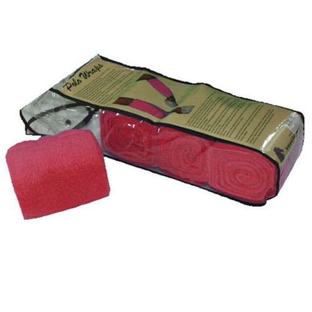 INTREPID INTERNATIONAL Polo Set Of 4 Red Pony Wraps (241653P)