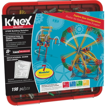 K'NEX Education - Intro to Simple Machines: Gears Set - 198 Pieces - Grades 3-5 - Engineering Education Toy