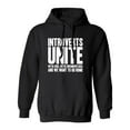 thumbnail image 1 of INTROVERTS UNITE Adult Hooded Sweatshirt, 1 of 3