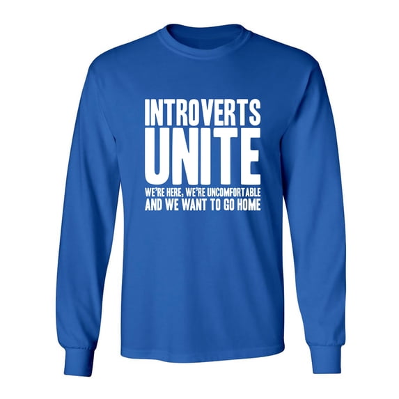 INTROVERTS UNITE Adult Long Sleeve T-shirt