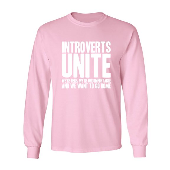 INTROVERTS UNITE Adult Long Sleeve T-shirt