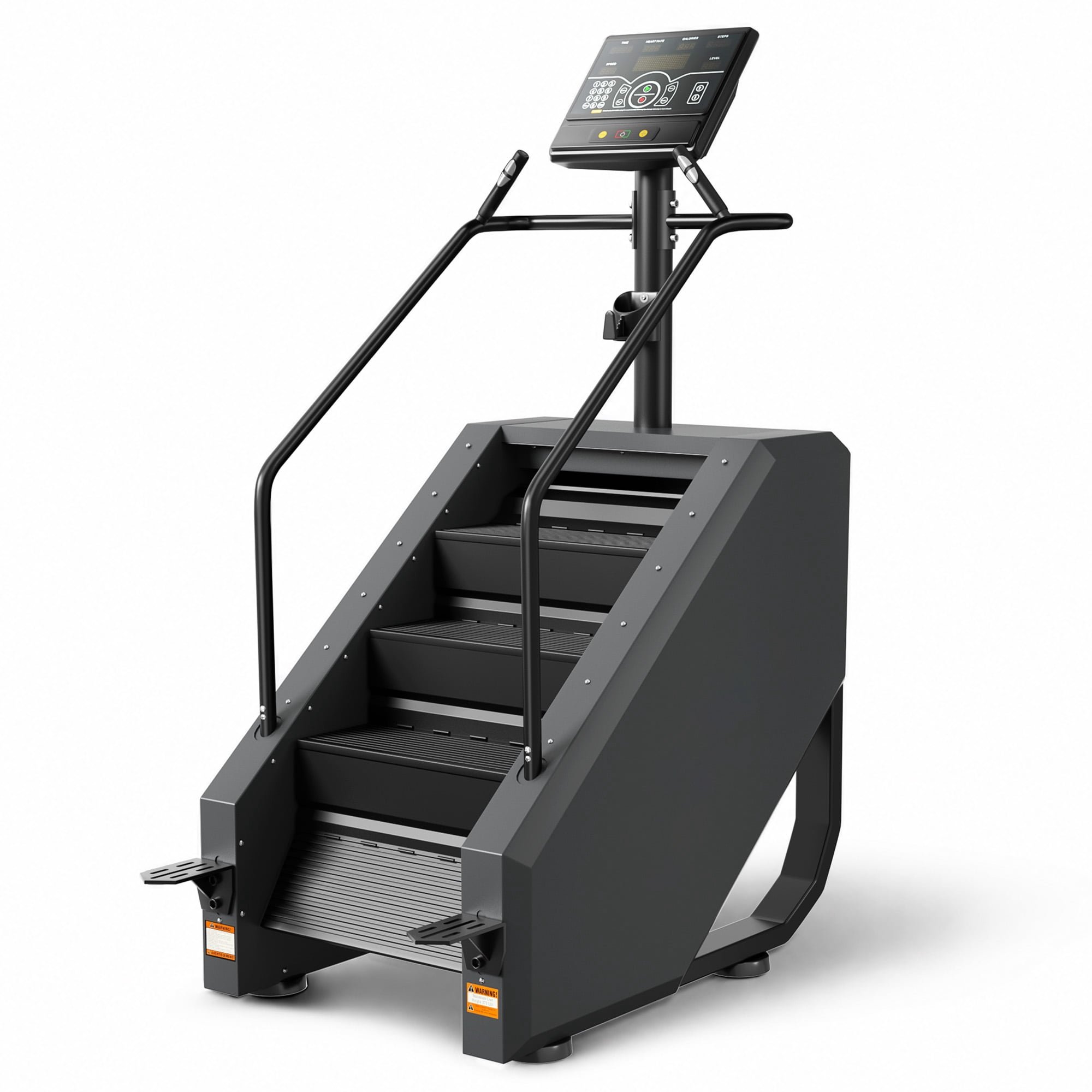 INTRTLOCKINGING TILES Stair Stepper Machine, 375 LB Capacity with 15 Resistance Levels for Home Cardio & Strength Training
