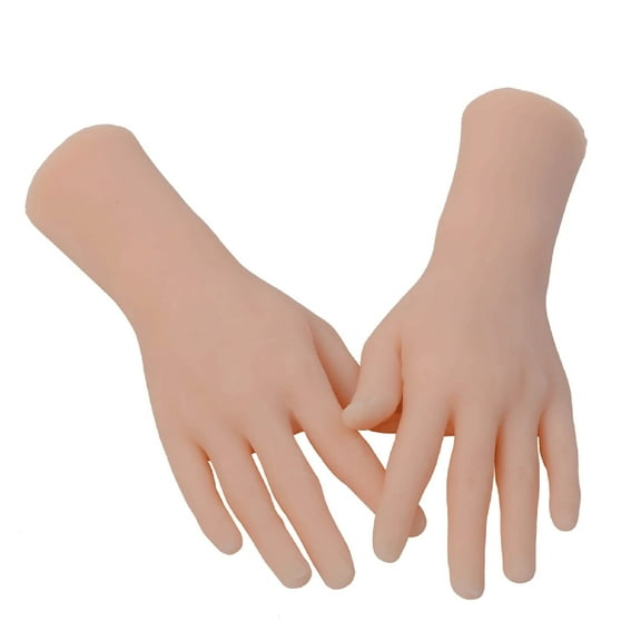 INTSUPERMAI 1 Pair Mannequin Female Artificial Hands Model Jewelry Manicure Dummy