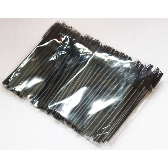 INTSUPERMAI 100pcs Disposable Eyelash Mascara Brushes Wands Applicator Makeup Brush Eyelash Extension Spoolies Tool