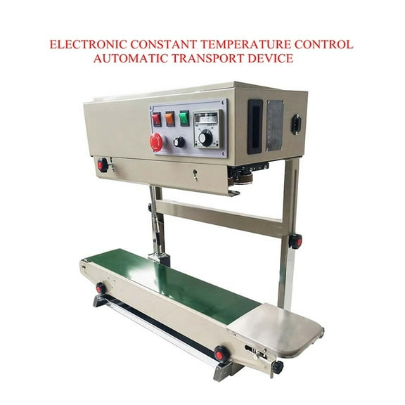 INTSUPERMAI 110V Automatic Vertical Frame Continuous Band Horizontal Bag Sealer Sealing Machine PVC Membrane Aluminum Foil Film Plastic Bag Packing