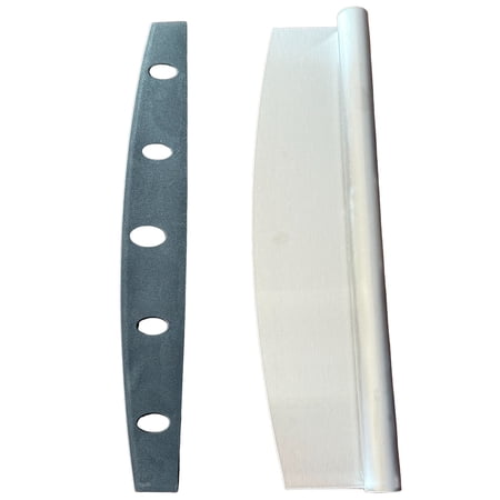 14 Inch Pizza Cutter Pizza Divider Rocker Knife Stainless Steel with Protective Cover