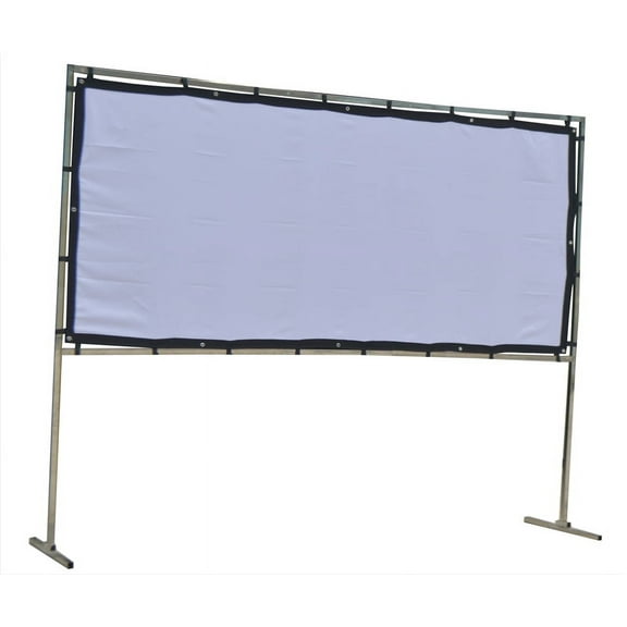 INTSUPERMAI 150in Portable Projector Screen with Stand Outdoor Movies Screen