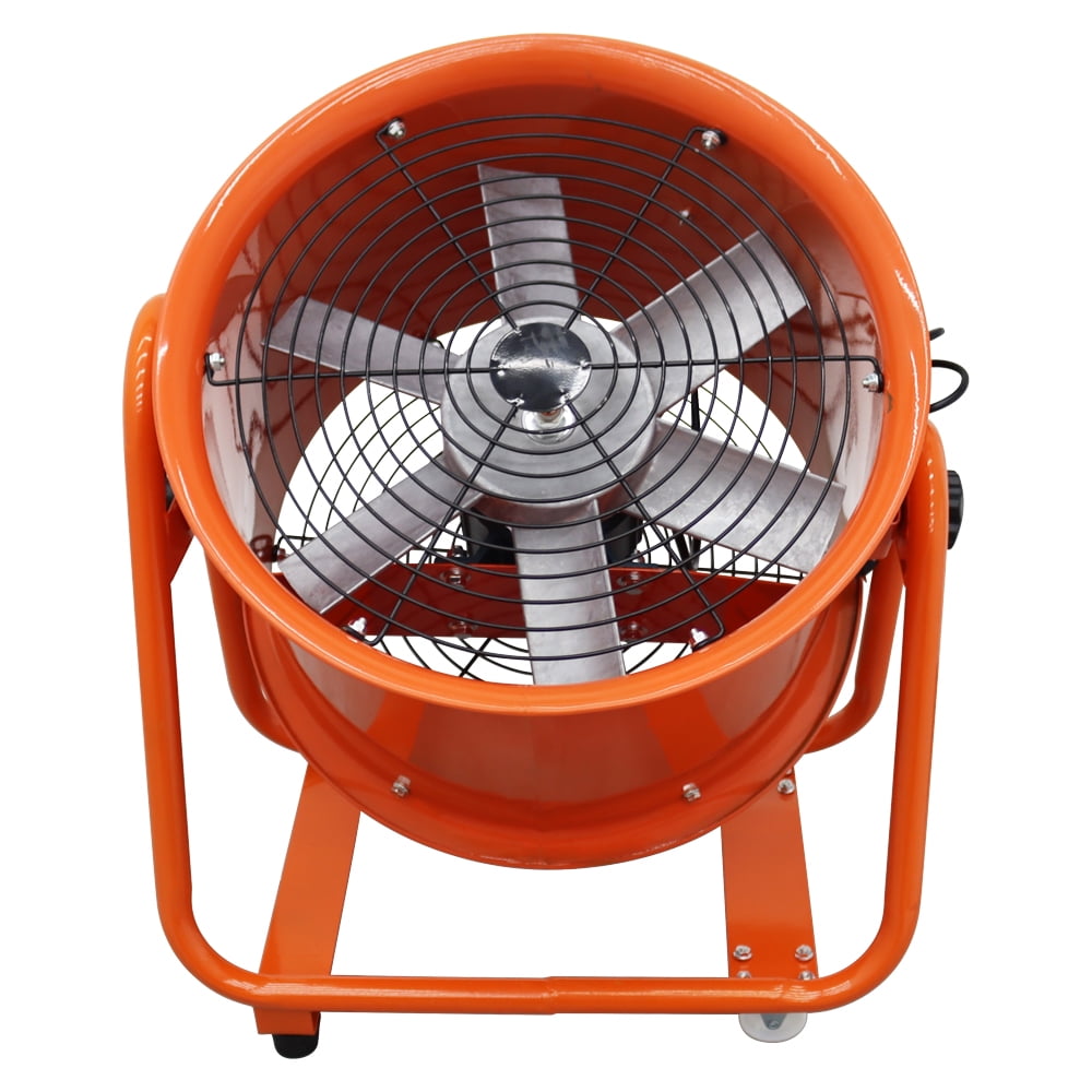 INTSUPERMAI 16 inch Cylinder Industrial Portable Blower Axial Exhaust Fan Spray Booth Blower