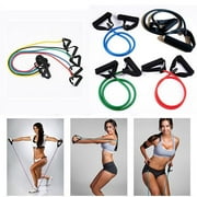 INTSUPERMAI 1pc Fitness Resistance Exercise Band Set for Home Fitness Stretching Strength Training Physical Therapy Natural Latex Workout Bands