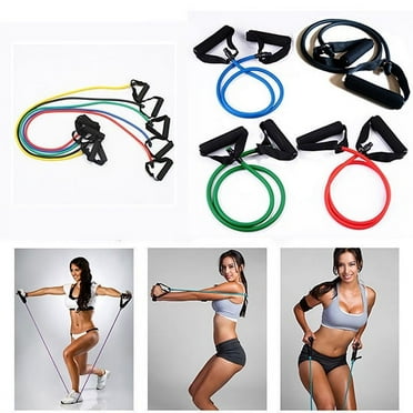INTSUPERMAI 1pc Fitness Resistance Exercise Band Set for Home Fitness Stretching Strength Training Physical Therapy Natural Latex Workout Bands