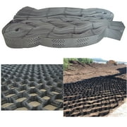 INTSUPERMAI 2 Ground Grid Subgrade Honeycomb Geocell HDPE Permeable Pavers 8.2X13.1ft