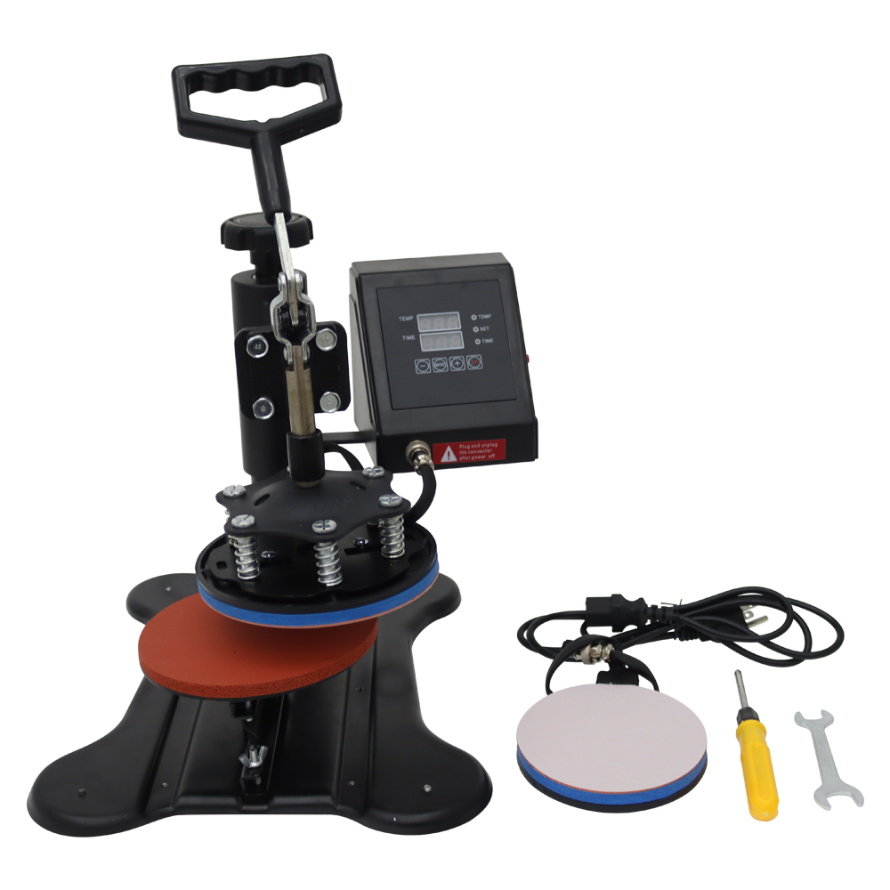 INTSUPERMAI 2 in 1 Heat Press Machine Sublimation Transfer for 8 inch