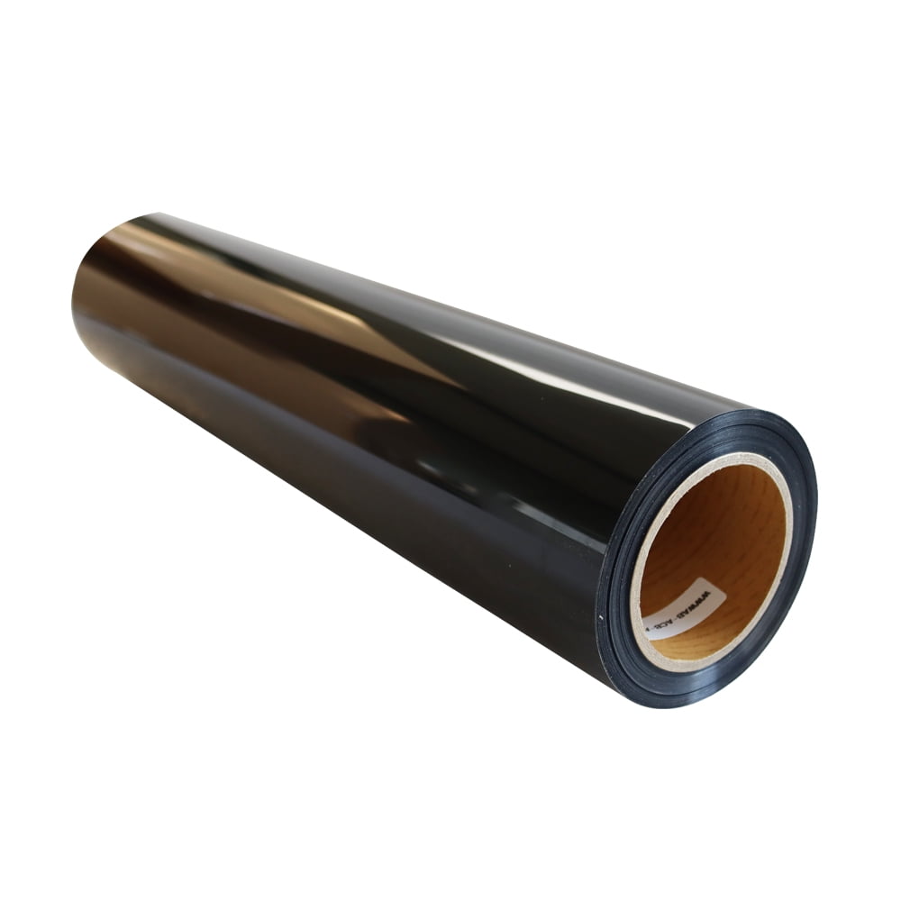 INTSUPERMAI 20"*27 Yards Black PU Vinyl for T-Shirt DIY Heat Press Transfer HTV Cutting Plotter Craft
