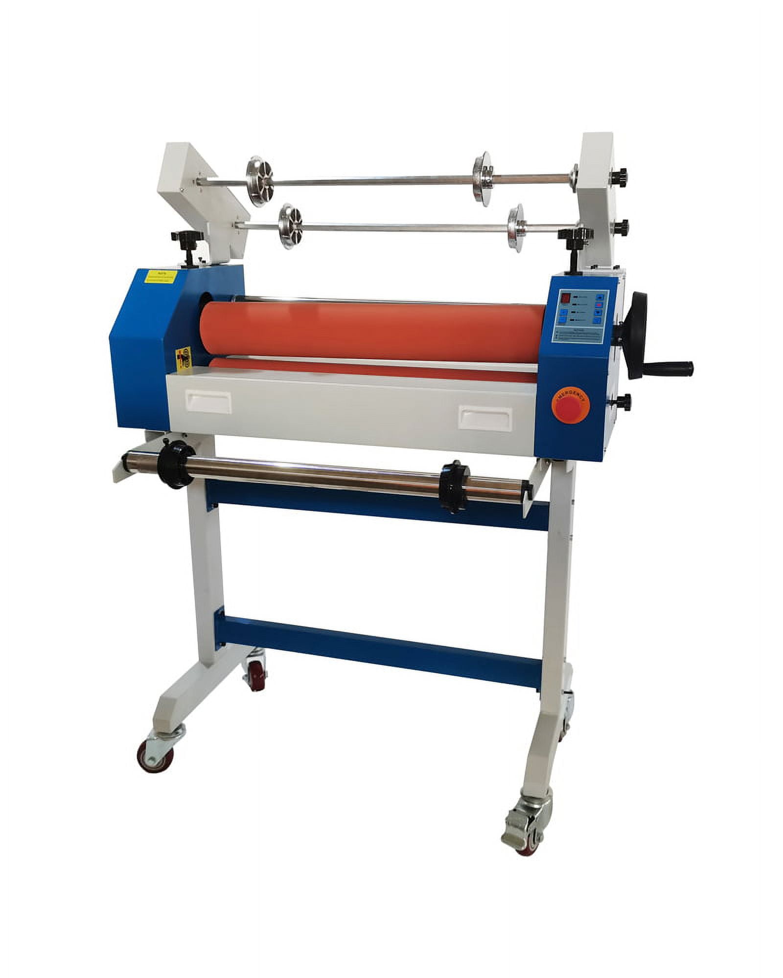 INTSUPERMAI 25In Semi Auto Cold Laminator Automatic/Manual Laminating Machine for Vinyl Photo Film