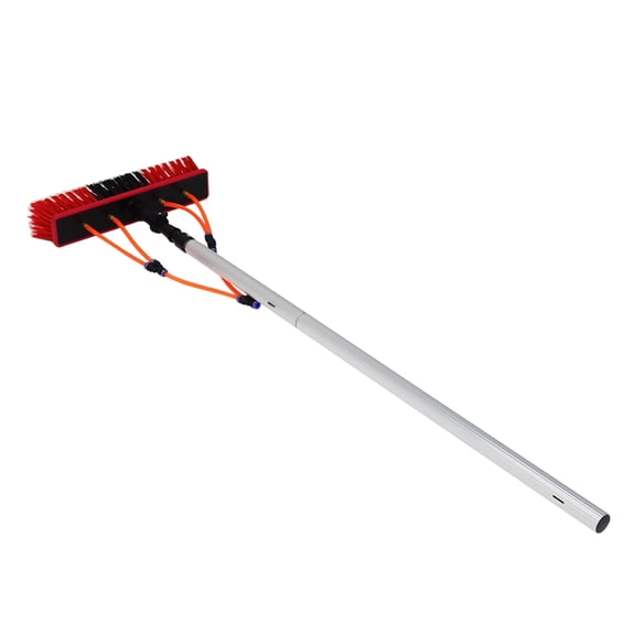 INTSUPERMAI 26 Ft Window Cleaner Brush Telescopic Solar Panel Cleaning Stick Pole