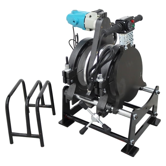 INTSUPERMAI 3.54"-9.84" Electric Pipe Fusion Welder Tube Butt Fusion Welding Machine 2 Clamps for PP PE PB PVDF Pipe