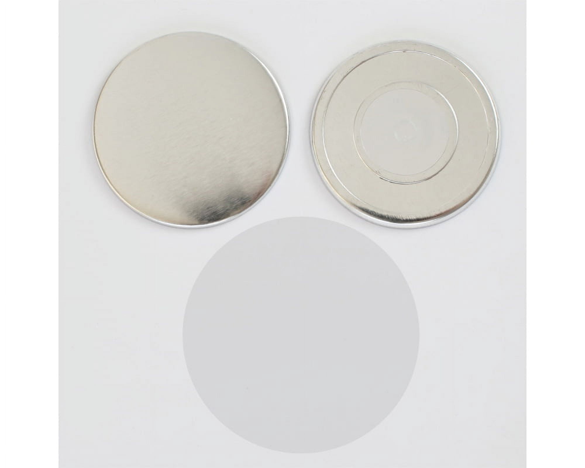 INTSUPERMAI 37mm Magnetic 100 Sets Button Badge Parts
