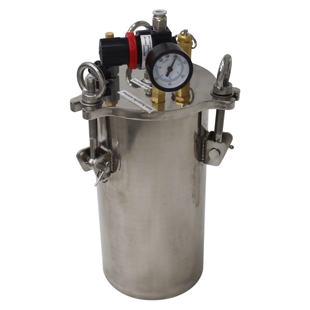 INTSUPERMAI 3L Stainless Steel Adhesives Dispensing Pressure Tank
