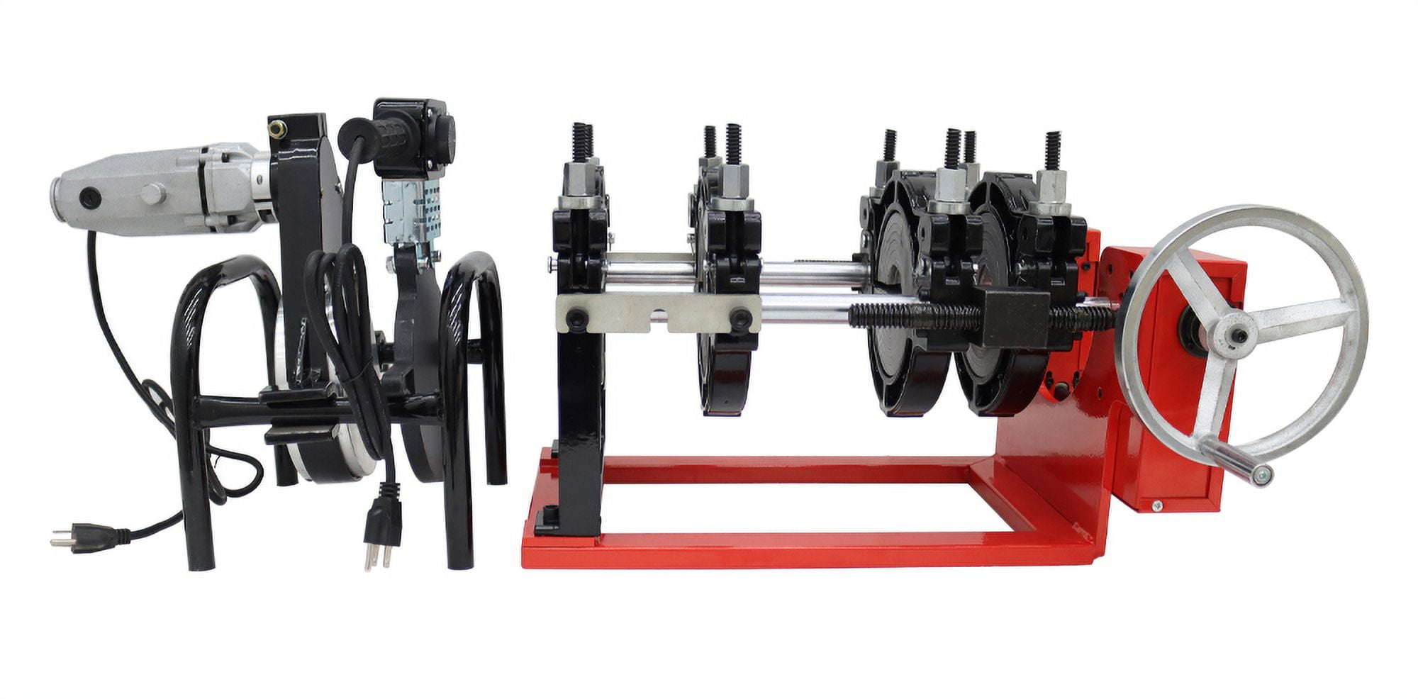 INTSUPERMAI 63-160mm 4 Clamps HDPE Thermofusion Welding Machine Manual ...