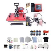 INTSUPERMAI 6in1 Heat Press Machine Paper Mug Ink Tape Sublimation KIT