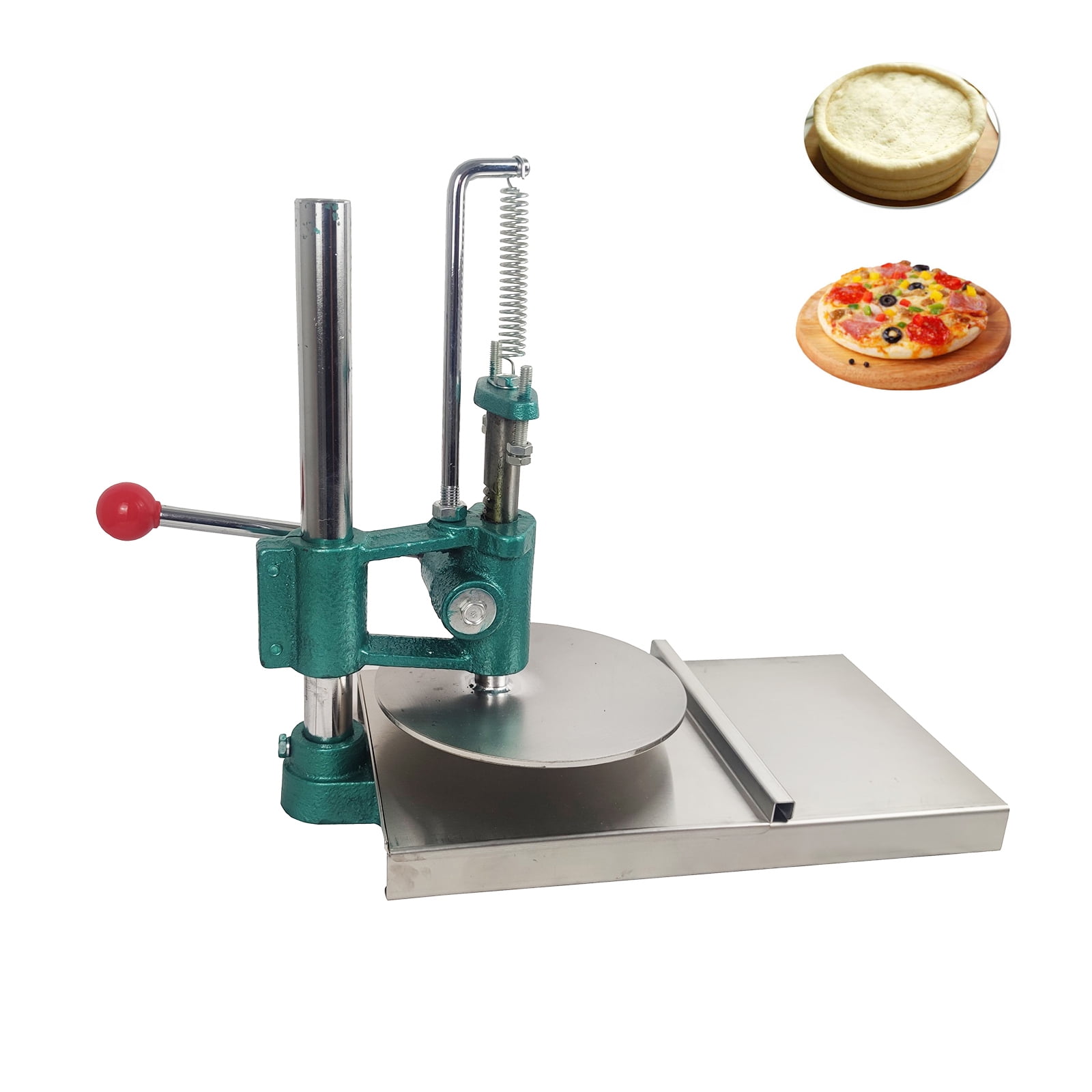INTSUPERMAI 7.8 inch Manual Pizza Dough Press Machine Dough Sheeter