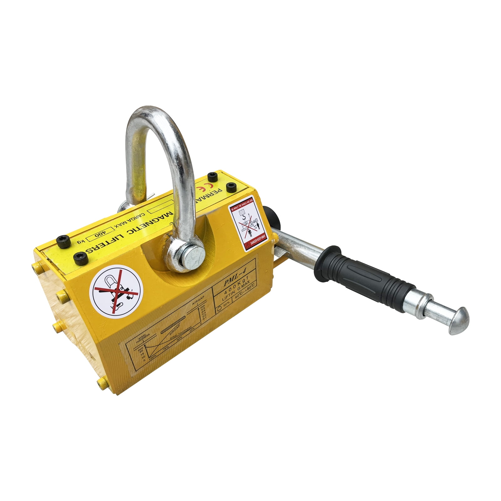 INTSUPERMAI 880lb/400KG Magnetic Lifter Steel Crane Hoist Lifting Neodymium Magnet