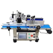 INTSUPERMAI Automatic Round Bottle Labeling Machine High Speed Label Applicator Machine Desktop Conveyor Table Bottle Diameter 1.18-4.33 LT-150