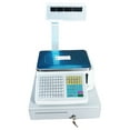 thumbnail image 1 of INTSUPERMAI Barcode Scale Price Computing Receipt Printing Scale 33lb with Cash Drawer, 1 of 9