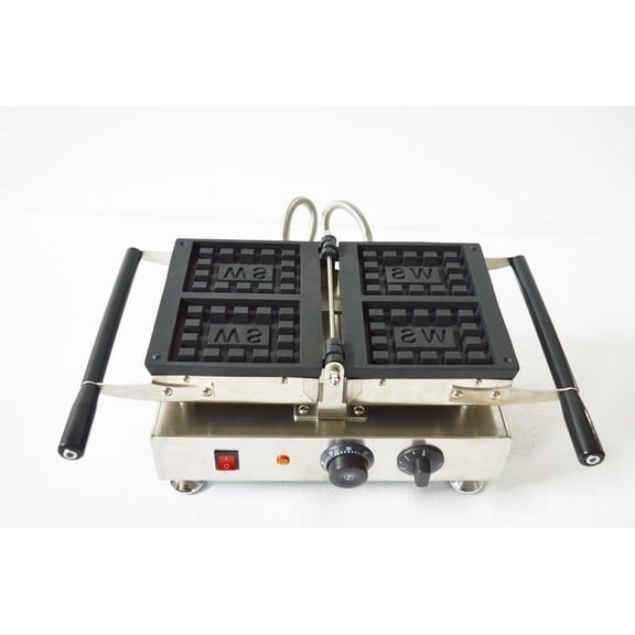 INTSUPERMAI Belgian Waffle Maker Nonstick Iron Baker Machine