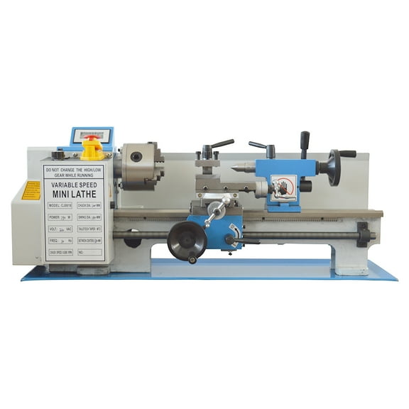INTSUPERMAI CJ0618 Metal Working Lathe 750W Brushless Motor with Metric Thread 7"*14"